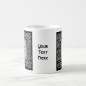 Mug Noeuds celtiques Conception Argent Photo personnal (Centre)