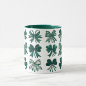 Mug Nœuds Coquette de la Saint-Patrick Shamrocks (Centre)