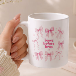 Mug Nœuds Drôles Avant Bros Mignon Cadeau Coquette Ros