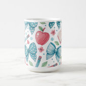 Mug Nœuds papillons coquettes enseignant/élève (Centre)