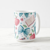 Mug Nœuds papillons coquettes enseignant/élève (Devant droit)