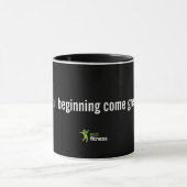 Mug noir 11 oz | Eco Fitness Great Things (Centre)