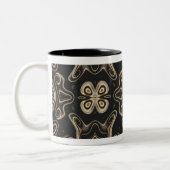 Mug noir Abstrait Amoeba (Gauche)