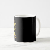 Mug Noir Africaine Femme Afro Papillon Endometriose A (Devant droit)