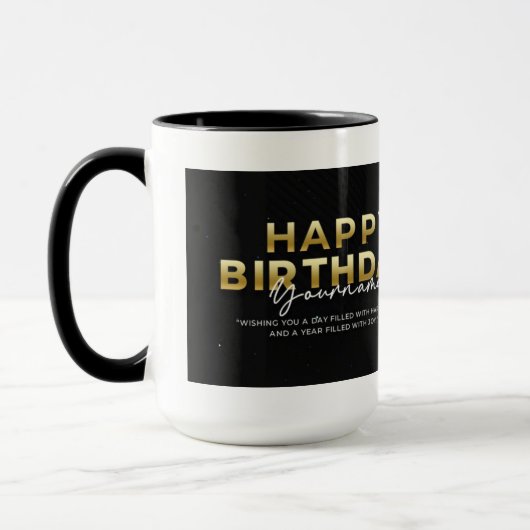 Mug noir & blanc (Gauche)