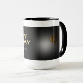 Mug noir & blanc (Devant droit)