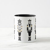 Mug Noir, Blanc et Or Trendy Nutcracker Noël (Centre)