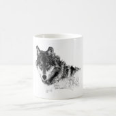 Mug Noir Blanc Inspiration Wolf Eyes (Centre)