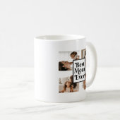 Mug Noir Blanc Meilleure Maman Jamais Photo personnali (Devant droit)