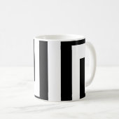 Mug Noir & blanc Motif moderne 4Jack (Devant droit)
