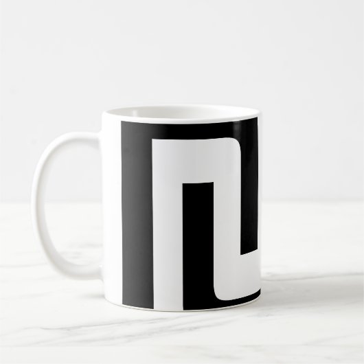 Mug Noir & blanc Motif moderne 4Jack (Gauche)