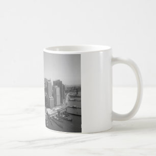 Mug Noir blanc New York City Skyline
