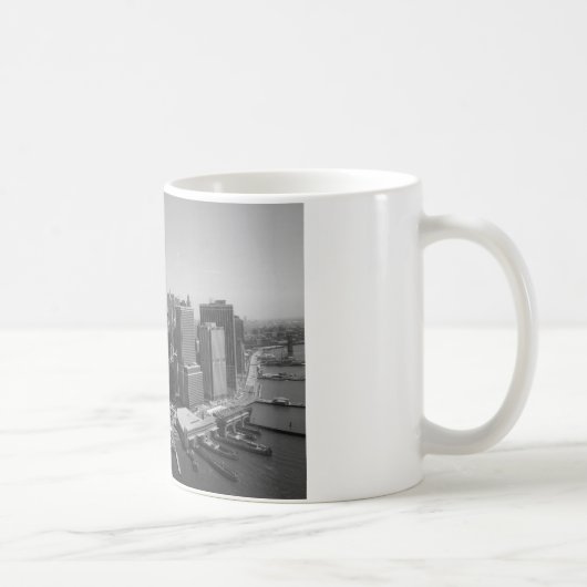 Mug Noir blanc New York City Skyline (Droite)