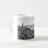 Mug Noir blanc New York City Skyline (Devant gauche)
