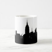 Mug Noir blanc New York Silhouette (Centre)