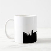 Mug Noir blanc New York Silhouette (Gauche)