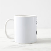 Mug Noir & Blanc Tropical Pineapple Élégant Chic (Gauche)