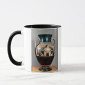 Mug Noir-chiffre amphora dépeignant Ajax et Achille, (Gauche)