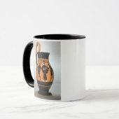 Mug Noir-chiffre olpe de grenier dépeignant Athéna (Devant gauche)