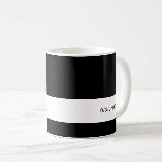 Mug Noir CMYK | (Devant droit)