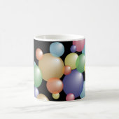 Mug Noir coloré de bulles (Centre)