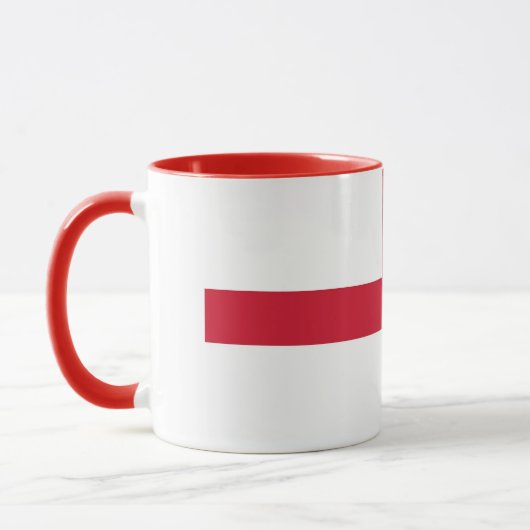 Mug noir Combo avec drapeau d'Angleterre, Royaume- (Gauche)
