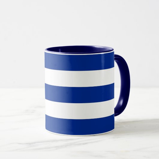 Mug noir Combo avec drapeau de Cuba (Devant droit)
