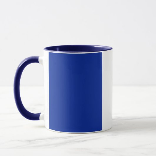 Mug noir Combo avec drapeau de la France (Gauche)