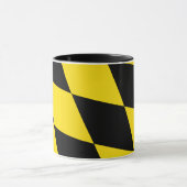 Mug noir Combo avec drapeau de Munich, Bavière (Centre)