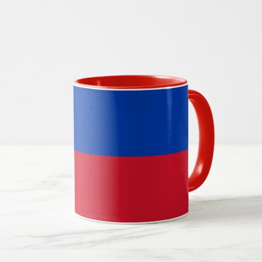 Mug noir Combo avec drapeau des Philippines (Devant droit)