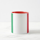 Mug noir Combo avec drapeau d'Italie (Centre)