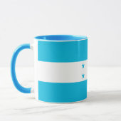 Mug noir Combo avec drapeau du Honduras (Gauche)