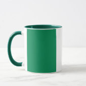 Mug noir Combo avec drapeau du Nigeria (Gauche)
