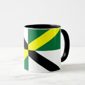 Mug noir Combo avec le drapeau de Monterey, USA (Devant droit)