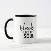 Mug noir comme mon âme (Gauche)