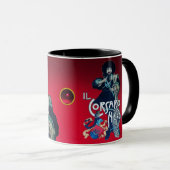 Mug NOIR CORSAIR Rouge Bourgogne Ruby Gemstone (Devant droit)