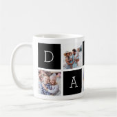 Mug Noir | Custom Daddy 5 Photo Collage (Gauche)