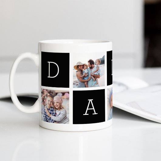 Mug Noir | Custom Daddy 5 Photo Collage