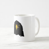 Mug noir d'aigle (Devant droit)