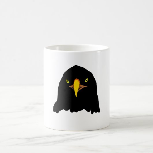 Mug noir d'aigle (Centre)
