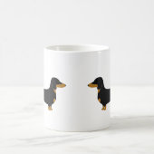 Mug noir Daschund (Centre)