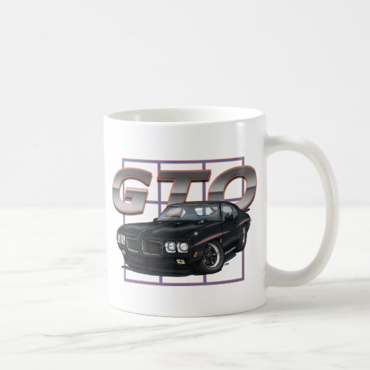 Mug Noir de 1970 GTO (Droite)