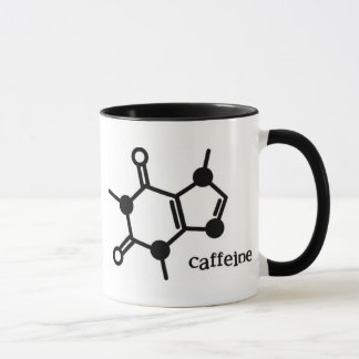 Mug noir de caféine