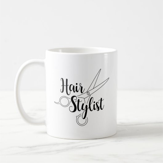Mug Noir de coiffeur (Gauche)