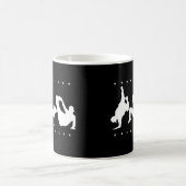 Mug Noir de danse de coupure (Centre)