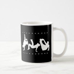 Mug Noir de danse de coupure