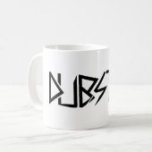 Mug Noir de Dupstep (Devant gauche)