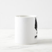 Mug Noir de grunge d'ANK (Centre)