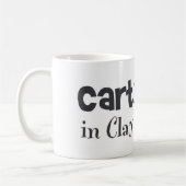 Mug noir de logo (Gauche)