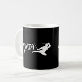 Mug Noir de Ninja (Devant gauche)